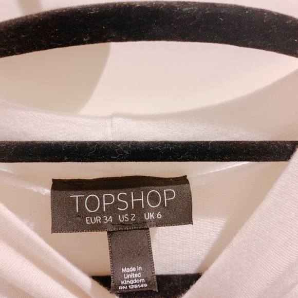 White Crop Top - Picture 2 of 3